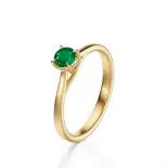 Pierścionek zaręczynowy z szmaragdem AJPZ_100